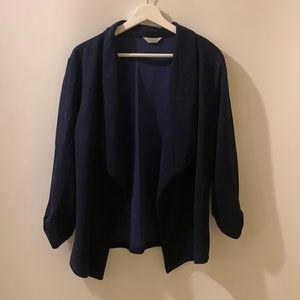 AUQCO Women Top Dark Blue Shirt Sz XL NEW